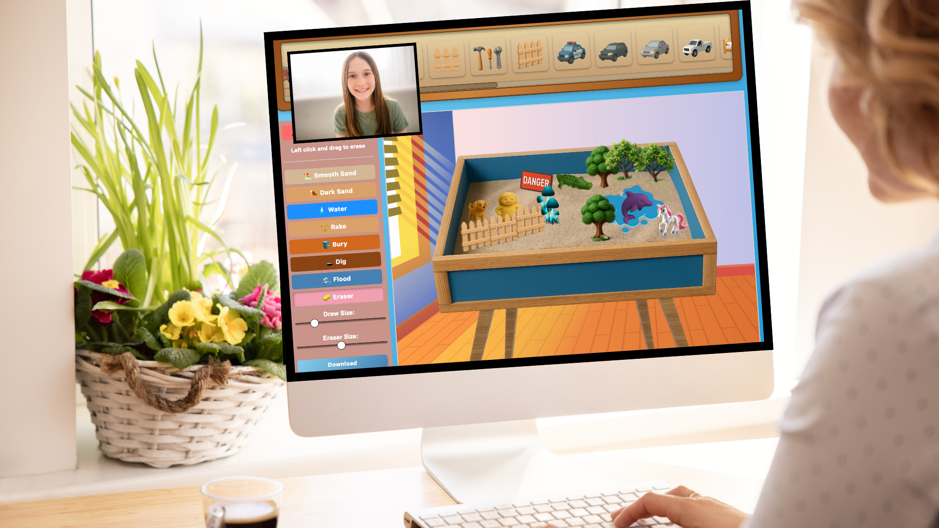 Try this popular online sand tray session with kids and clients of all ages